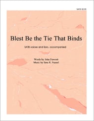 Blest Be the Tie That Binds SATB choral sheet music cover Thumbnail